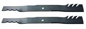 46" Mulching Blades for Craftsman DLS3500, YTS3000, YT3000, Husqvarna YTH22V46, 2 Pack