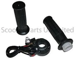 Stand Up Gas Petro Scooters Throttle Control Kill Switch w Grip Parts 33cc 43cc 47cc 49cc