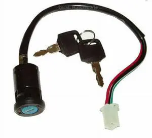 Chinese Atv Quad Key & Ignition 4 Pin 50cc 90cc 110cc 125cc 150cc 200cc 250cc
