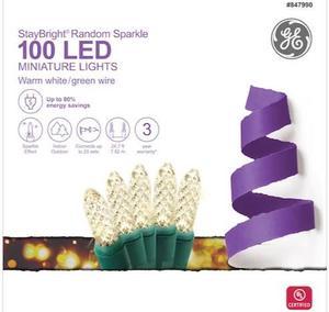 GE StayBright 300-Count Multicolor Mini LED Christmas String Lights