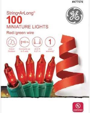 GE Color Effects 25-Count 24-ft Multi-function Color Changing LED Plug-In  Christmas String