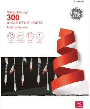 GE ON 450-Count 93.1-ft Multicolor Incandescent Plug-In Christmas String Lights GE ON 450-Count 93.1-ft Multicolor Incandescent Plug-In Christmas String Lights