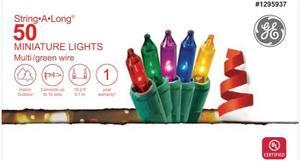 GE Color Choice 150-Count 43.4-ft Multi-function Color Changing