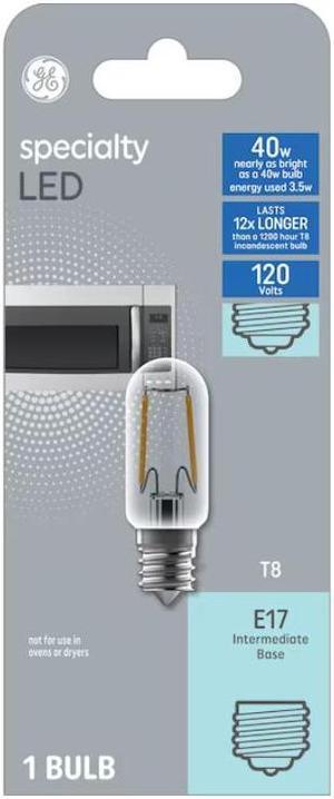 GE Specialty LED 40-Watt EQ T8 Soft White Intermediate Base (E-17) LED Light BulbItem #2572122 |
Model #93128999