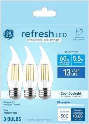 GE 60-Watt EQ CAM Cool Daylight Medium Base (e-26) Dimmable LED Light Bulb (3-Pack) Item #5189105 |
Model #93130686