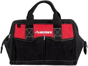 Husky 15 in. Tool Bag, Red and Black