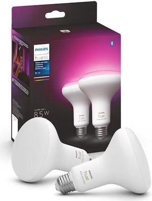 Philips Hue BR30 Color-changing E26 Dimmable Smart LED Light Bulb (2-Pack) Item #5213746 |
Model #578096