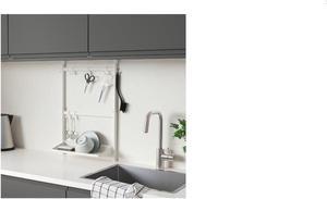 IKEA SUNNERSTA Kitchen organizer set, no drill/dish drainer/hook 193.384.26