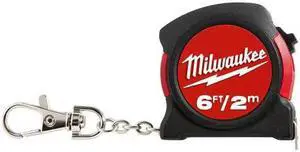Keychain 6 ft. SAE Tape Measure Milwaukee # 48-22-5506 # 1002255510