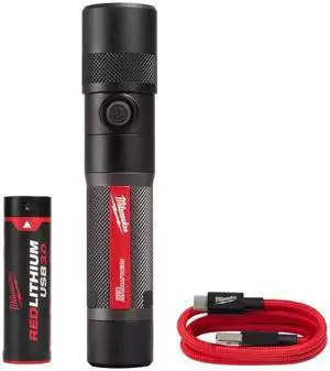 Milwaukee 1100 Lumens LED USB Rechargeable Twist Focus Flashlight Model # 2161-21
# 1009337083