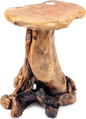 Cedar Wood Potted Plant Stand Garden Pots Containers Vase Fishbowl Wooden Stand 20.5" Tall