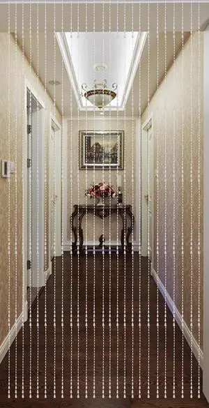 THY COLLECTIBLES Beautiful Home Decor Acrylic Beaded Curtain Door Screen Divider - Tear Drops