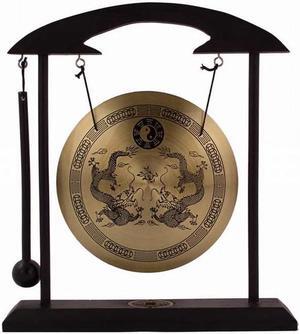 Zen Art Brass Feng Shui Desktop Gong by Asian Home