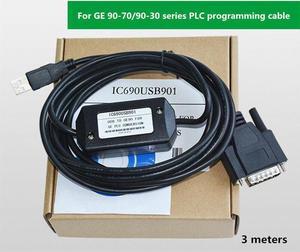 For GE 90-70/90-30 series PLC programming cable download cable IC690USB901