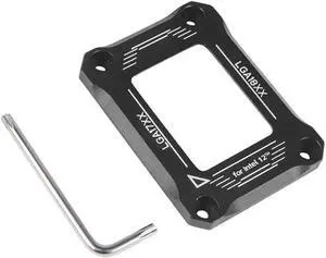 CPU Contact Frame Anti-Bending Buckle for  12th/13th Generation Socket LGA 1700 , LGA 1800 Aluminum Corrector Bracket ,Black