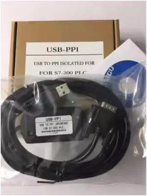 For Siemens PLC programming cable S7-200CN download cable USB-PPI black cable