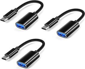 [1 Pack]USB C to USB 3.0 Adapter  USB Type-C to USB Thunderbolt 3 to USB Adapter OTG Cable for MacBook Pro/Air 2020/2018 for iPad Pro 2020 for Galaxy S20 S20+ for Google Pixel and More