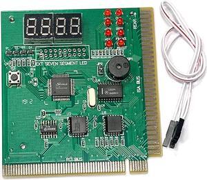 4-Digit PC Analyzer Diagnostic Post Card Motherboard Fault Tester for ISA PCI