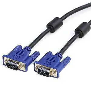 10 Ft (3M) VGA Male to Male Monitor Cable for TV, LCD Display & Projector 10 Ft (3M) VGA Male to Male Monitor Cable for TV, LCD Display & Projector