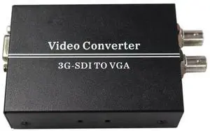 SDI to VGA BNC Video Converter Adapter with US Power Supply Adapter SDI to VGA BNC Video Converter Adapter with US Power Supply Adapter