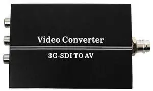 HD 3GSDI to AV CVBS Video Converter, Supports 1080P & L/R Audio Output, Compatible with SDSDI/HDSDI for TV Display HD 3GSDI to AV CVBS Video Converter, Supports 1080P & L/R Audio Output, Compatible with SDSDI/HDSDI for TV Display