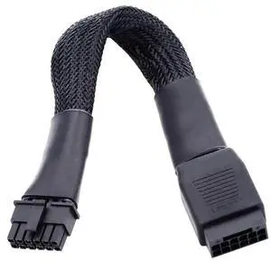 Male to Female 12VHPWR Extension Cable, ATX3.0 PCIE 5.0 Modular Power Cable for RTX 3080 3090TI, 16Pin 12+4P GPU, 17cm Male to Female 12VHPWR Extension Cable, ATX3.0 PCIE 5.0 Modular Power Cable for RTX 3080 3090TI, 16Pin 12+4P GPU, 17cm
