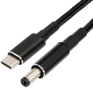 1.8m USBC 100W 20V Input to DC 5.5×2.1mm PD Power Cable, 65W Output Fast Charging Cord Support QC PD for Laptop 1.8m USBC 100W 20V Input to DC 5.5×2.1mm PD Power Cable, 65W Output Fast Charging Cord Support QC PD for Laptop