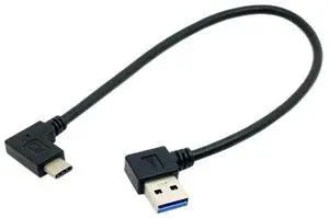 30cm 90 Degree LeftAngled USB 3.0 to USBC Data Extension Cable for Tablet, Mobile Phone & Hard Disk Drive 30cm 90 Degree LeftAngled USB 3.0 to USBC Data Extension Cable for Tablet, Mobile Phone & Hard Disk Drive