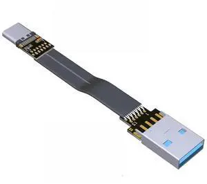90 Degree USBA to USBC Flat Cable, USB3.1 TypeC Fast Charging Data Cable, 3A HighSpeed Flat USB Cable 90 Degree USBA to USBC Flat Cable, USB3.1 TypeC Fast Charging Data Cable, 3A HighSpeed Flat USB Cable