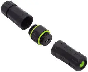 IP68 Waterproof USBC Coupler, USB 3.1 TypeC 10Gbps Female to Female Outdoor Data & Power Extension Waterproof Adapter IP68 Waterproof USBC Coupler, USB 3.1 TypeC 10Gbps Female to Female Outdoor Data & Power Extension Waterproof Adapter