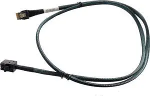 80cm SlimSAS 4X to MiniSAS HD 4X Cable, SFF8654 38Pin to SFF8643 36Pin, 24Gbps SAS & 8GT/s PCIe, SAS3.0 Compliant for Servers 80cm SlimSAS 4X to MiniSAS HD 4X Cable, SFF8654 38Pin to SFF8643 36Pin, 24Gbps SAS & 8GT/s PCIe, SAS3.0 Compliant for Servers