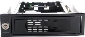 5.25in Trayless HotSwap Mobile Rack for 3.5in SATA HDD, Internal Backplane Enclosure with Lock, LED Indicator & SATA Power Cable 5.25in Trayless HotSwap Mobile Rack for 3.5in SATA HDD, Internal Backplane Enclosure with Lock, LED Indicator & SATA Power Cable