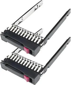 2Pack 2.5" Hard Drive Tray Caddy 500223001 500223002, SSD/HDD Mount Bracket Compatible with HP G5/G6/G7 DL380 DL360 DL580 BL460c ML350 ML370 ML570 Servers 2Pack 2.5" Hard Drive Tray Caddy 500223001 500223002, SSD/HDD Mount Bracket Compatible with HP G5/G6/G7 DL380 DL360 DL580 BL460c ML350 ML370 ML570 Servers