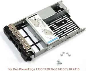 2.5" to 3.5" Hard Drive Adapter Tray Caddy Bracket for Dell PowerEdge T330 T430 T630 T410 T310 R310 2.5" to 3.5" Hard Drive Adapter Tray Caddy Bracket for Dell PowerEdge T330 T430 T630 T410 T310 R310