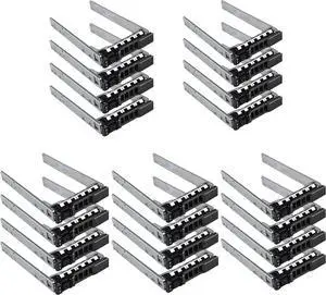 20Pack 2.5" SSD HDD Hard Drive Tray Caddy G176J 0G176J SAS SATA Bracket Compatible with Dell PowerEdge R720 R630 R730 R830 R930 T430 T440 T640 R720XD Servers 20Pack 2.5" SSD HDD Hard Drive Tray Caddy G176J 0G176J SAS SATA Bracket Compatible with Dell PowerEdge R720 R630 R730 R830 R930 T430 T440 T640 R720XD Servers
