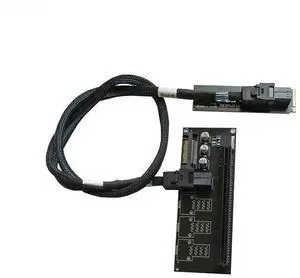 NVMe M.2 NGFF to PCIe 3.0 X4/X16 Riser Card, M.2 to PCI Express X16 Graphics Card Extension Board with Cable NVMe M.2 NGFF to PCIe 3.0 X4/X16 Riser Card, M.2 to PCI Express X16 Graphics Card Extension Board with Cable