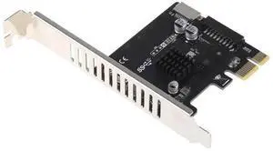 PCIe to USB3.0 Front Type-E Expansion Card, 19P 20P Front Panel Type-C Adapter with PH61 Chip, Self-Powered Overcurrent Protection PCIe to USB3.0 Front Type-E Expansion Card, 19P 20P Front Panel Type-C Adapter with PH61 Chip, Self-Powered Overcurrent Protection