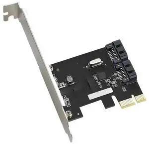 PCIe to 2-Port SATA II Expansion Card, SATA2.0 3Gbps Controller with JMB362 Chip & Low Profile Bracket for Desktop PCIe to 2-Port SATA II Expansion Card, SATA2.0 3Gbps Controller with JMB362 Chip & Low Profile Bracket for Desktop