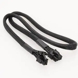 65cm 18AWG Sleeved PCIe Single 8Pin to 8(6+2) Graphics Card Power Modular Cable Replacement for Corsair AX/HX/RM/RMX/CX-M, Thermaltake Toughpower TF1 GF1, ARESGAME AGK AGS Series Modular Power Supply 65cm 18AWG Sleeved PCIe Single 8Pin to 8(6+2) Graphics Card Power Modular Cable Replacement for Corsair AX/HX/RM/RMX/CX-M, Thermaltake Toughpower TF1 GF1, ARESGAME AGK AGS Series Modular Power Supply
