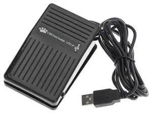 USB Foot Switch Pedal, USB Action Control Foot Pedal Simulating Keyboard Shortcut for Gaming, Industrial Control, Office Operation USB Foot Switch Pedal, USB Action Control Foot Pedal Simulating Keyboard Shortcut for Gaming, Industrial Control, Office Operation