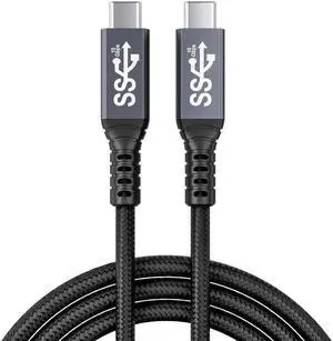 USB C to USB C 3.1 Cable 3.3FT(1M), 10Gbps Data Transfer, 4K Video Output & 100W PD Fast Charging Cord Compatible with Monitor, Laptop and USB-C Devices USB C to USB C 3.1 Cable 3.3FT(1M), 10Gbps Data Transfer, 4K Video Output & 100W PD Fast Charging Cord Compatible with Monitor, Laptop and USB-C Devices