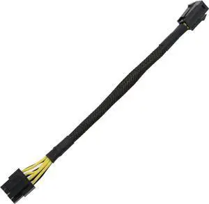ATX 4 Pin to CPU 8 Pin (4+4 Detachable) Sleeved Extension Cable 9.5 Inch, PSU 4Pin to Motherboard CPU 8Pin Power Converter Adapter Cord for Desktop PC Assembly ATX 4 Pin to CPU 8 Pin (4+4 Detachable) Sleeved Extension Cable 9.5 Inch, PSU 4Pin to Motherboard CPU 8Pin Power Converter Adapter Cord for Desktop PC Assembly
