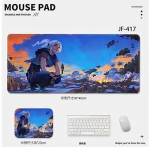 Extended VALORANT Gaming Mouse Pad, Large Desk Mouse Mat with Stitched Edges & Non-Slip Rubber Base, Suitable for Gaming, Office and Home Use Extended VALORANT Gaming Mouse Pad, Large Desk Mouse Mat with Stitched Edges & Non-Slip Rubber Base, Suitable for Gaming, Office and Home Use