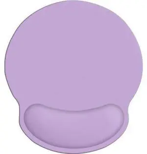Ergonomic Mouse Pad with Wrist Support, Comfort Gaming Mouse Mat, Non-Slip PU Base for Computer Laptop Home Office, Purple Ergonomic Mouse Pad with Wrist Support, Comfort Gaming Mouse Mat, Non-Slip PU Base for Computer Laptop Home Office, Purple