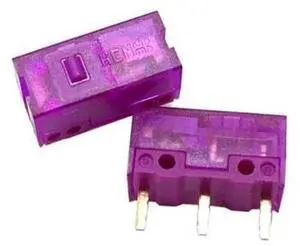 2Pcs Purple Dot Micro Switch, 3 Pin 0.7N Operating Force 150M Clicks Microswitch, Durable Micro Button Replacement Switches, Repair Parts for Gaming Mouse Modification 2Pcs Purple Dot Micro Switch, 3 Pin 0.7N Operating Force 150M Clicks Microswitch, Durable Micro Button Replacement Switches, Repair Parts for Gaming Mouse Modification
