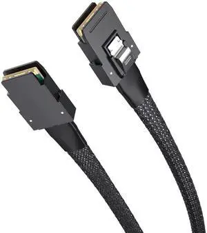 1m (3.28ft) Internal Mini SAS HD Cable SFF-8087 to SFF-8087, High Speed Mini SAS Cord for Server, RAID Card and PCIe Storage Controller 1m (3.28ft) Internal Mini SAS HD Cable SFF-8087 to SFF-8087, High Speed Mini SAS Cord for Server, RAID Card and PCIe Storage Controller