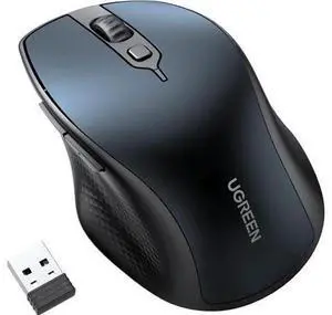 Blue Ergonomic Wireless Mouse Bluetooth 5.0 & 2.4G Cordless Mouse with USB Receiver, 1000/1600/2000/4000 DPI, 5 Buttons Silent Computer Mice for MacBook, PC, Desktop, Chromebook Blue Ergonomic Wireless Mouse Bluetooth 5.0 & 2.4G Cordless Mouse with USB Receiver, 1000/1600/2000/4000 DPI, 5 Buttons Silent Computer Mice for MacBook, PC, Desktop, Chromebook