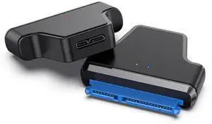 USB 3.0 to SATA 3 Adapter Cable, SATA to USB Hard Drive Connector for 2.5" HDD & 3.5" SSD, External Hard Disk Converter (Adapter Only) USB 3.0 to SATA 3 Adapter Cable, SATA to USB Hard Drive Connector for 2.5" HDD & 3.5" SSD, External Hard Disk Converter (Adapter Only)