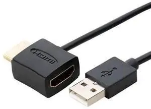 50CM Car USB to HDMI Fast Charging Cable, USB Male to HDMI Male & Female Conversion Power Cable, Only for Car Charging Purpose 50CM Car USB to HDMI Fast Charging Cable, USB Male to HDMI Male & Female Conversion Power Cable, Only for Car Charging Purpose