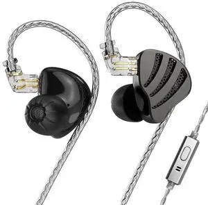 ND Nice In Ear Monitor IEM Earphones, 1BA 1DD Hybrid Drivers HiFi Earbuds, Clear Sound Headphones with Metal Faceplate & 2 Pin Detachable Audio Cable ND Nice In Ear Monitor IEM Earphones, 1BA 1DD Hybrid Drivers HiFi Earbuds, Clear Sound Headphones with Metal Faceplate & 2 Pin Detachable Audio Cable